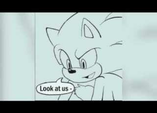 Romantic Moment Sonadow Comic