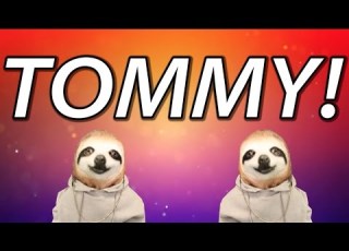 HAPPY BIRTHDAY TOMMY SLOTH HAPPY BIRTHDAY RAP