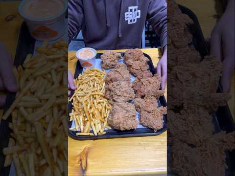 صوت القرمشة صايمين ولا لا اليوم اكل بروستد قرمشة جبن دجاج