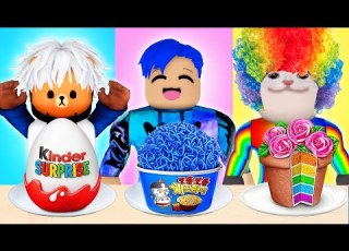 فيلم روبلو تحدي اكل يوم كامل بنفس لون شعرنا ميجو بالبستاشيو عفوفه غضبانه منا