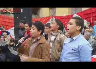 احتفال مدرسة العزيزية الأعدادية بمنيا القمح بالمولد النبوي الشريف