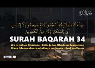  سورة البقرة آية 34