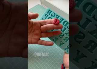  Demo Alphabet Letter Mold Ibeniac Clayart Coldporcelain Fondant Polymerclay Diy