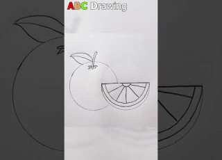  Orange Drawing And Painting Easy Painting Shorts Shorts Drawing Art