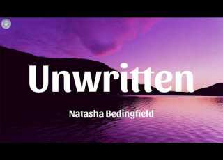 Natasha Bedingfield Unwritten Lyrics