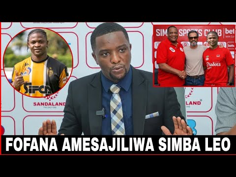 LIVE MSIKIE AHMEDY ALLY MUDA HUU AFUNGUKA ATHIBITISHA SIMBA KUMSAJILI FOFANA LEO ASAINI MIAKA LIVE MSIKIE AHMEDY ALLY MUDA HUU AFUNGUKA ATHIBITISHA SIMBA KUMSAJILI FOFANA LEO ASAINI MIAKA