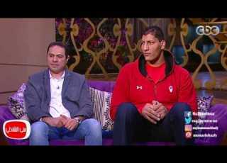  معكم منى الشاذلى لو حمد أطول رجل في مصر طب يصنف رقم كام في العالم