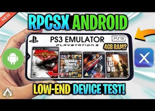 TESTING RPCSX PS3 EMULATOR ANDROID ON LOW END DEVICE GAMEPLAY PS3 GAMES ON MOBILE