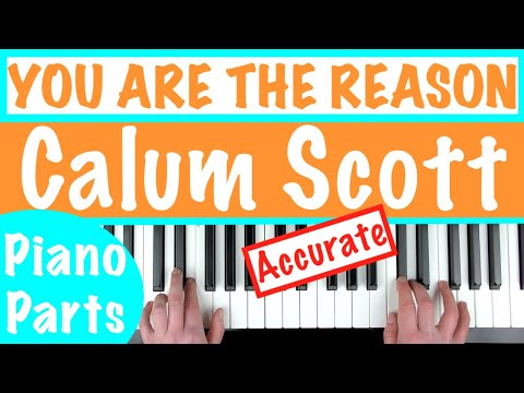 YOU ARE THE REASON Calum Scott Piano Tutorial Chords Accompaniment