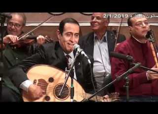  ياناسية وعدى لحن محمد عبد الوهاب غناء وعزف على العود الفنان علاء قرمان صالون المنارة 2 1 2019