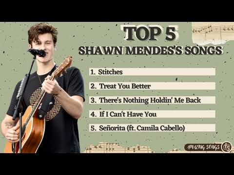 TOP 5 SHAWN MENDES S SONGS