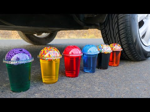 Aplastando Cosas Crujientes Y Suaves Coca Cola Sprite Fanta Mirinda Y Mentos VS Rueda De Coche Aplastando Cosas Crujientes Y Suaves Coca Cola Sprite Fanta Mirinda Y Mentos VS Rueda De Coche