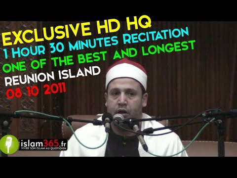 Sheikh Hajjaj Ramadan Al Hindawi 08 10 2011 HD Atyaboul Massadjid Saint Pierre REUNION ISLAND