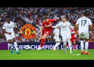  Angelo Stiller Every Duel VS Real Madrid Manchester United Midfielder Target