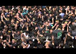  Hauntingly Beautiful Chest Thumping Rhythm And Chanting By Muharram Devotees