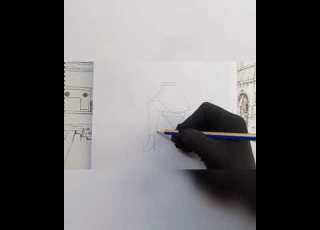 رسم كيوت رسم بنت جالسه على كرسي