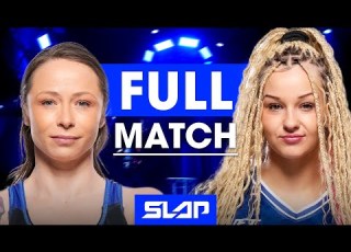 SHE GETS THE PEOPLE GOING Power Slap 13 Jayme Hinshaw Vs Hollyhood Haley J FULL MATCH