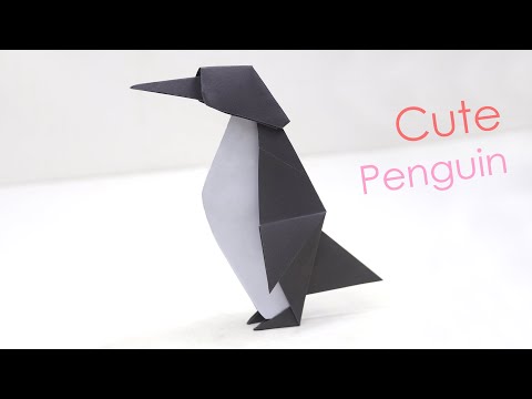 How To Make An Origami Penguin Paper Penguin Crafts