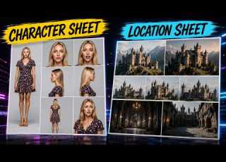  Create FULL Character Sheets Location Sheets In SECONDS With This Workflow And Custom Node