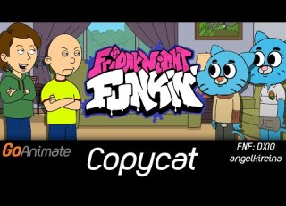  FNF DX10 COPYCAT GoAnimate Caillou Vs Gumball