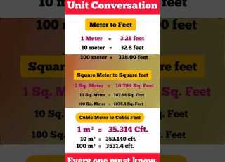 Meter To Feet Convert Unit Conversation Shorts Shortsfeed Viral Youtubeshorts Sqm To Sqft