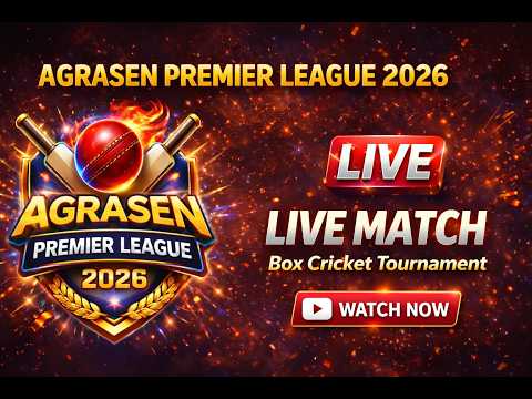 LIVE DAY 5 Agrasen Premier League 2026 APL Live Match Box Sports