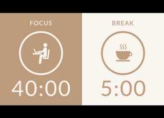  40 5 Pomodoro Timer With Brown Noise 2 Hour Study With Me For Deep Focus ADHD