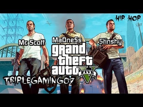 راب سعودي جراند 5 حرامي السيارات GTA V Arabic Rap