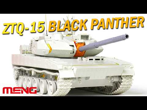 China S New Light Tank ZTQ 15 Black Panther MENG TS 050 Post Build Review