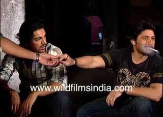  Arshad Warsi And John Abraham Relax Before Our Interview Arshad Lights Up And Smokes John Yawns