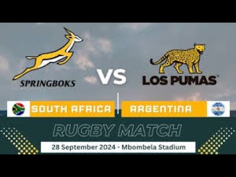 SPRINGBOKS Vs Argentina FULL MATCH