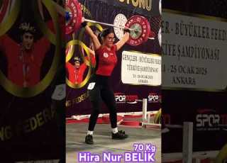  Hira Nur BELİK Koparma 70 Kg 17 Yaş