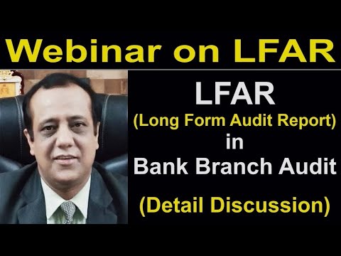 LFAR In Bank Branch Audit Clause By Clause Discussion Live Webinar Bank Audit