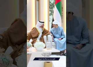 حضر الشيخ محمد بن عبدالله بن زايد ال نهيان أفراح المهيري و ال حامد