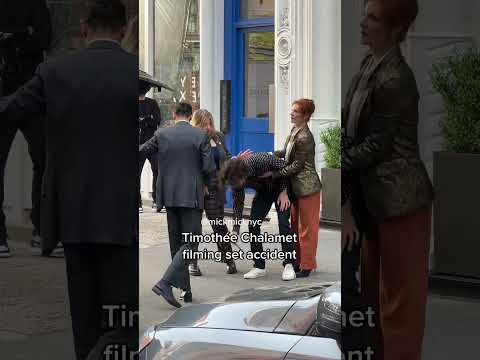 Kylie Jenner New Boyfriend Timothée Chalamet Having A Painful Accident On NYC Set