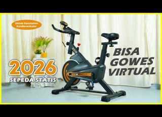 BARU 10 Rekomendasi SEPEDA STATIS TERBAIK 2026 Untuk Diet Kardio Terapi Lutut Higga Lansia