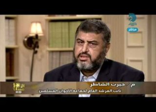 خيرت الشاطر مع منى الشاذلي في برنامج العاشرة مساءا
