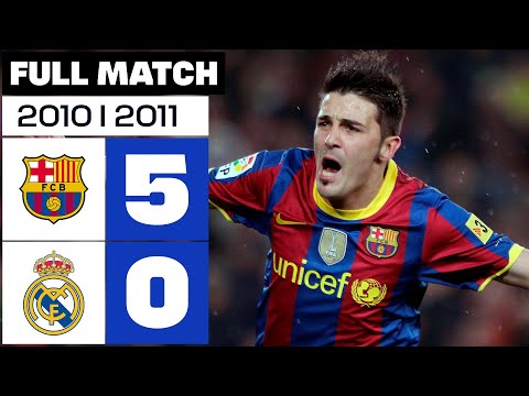 FC Barcelona Vs Real Madrid 5 0 MD13 2010 2011 FULL MATCH
