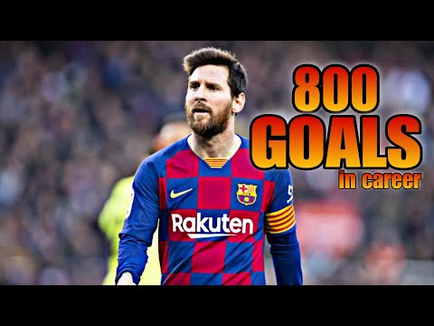 جميع اهداف ليونيل ميسي في مسيرته الكروية 800 هدف HD