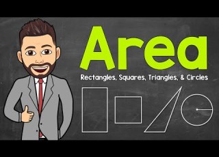 How To Find Area Rectangles Squares Triangles Circles Math Mr J