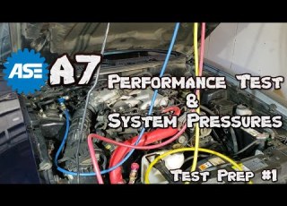 ASE A7 Test Prep 1 System Pressures Diagnosis
