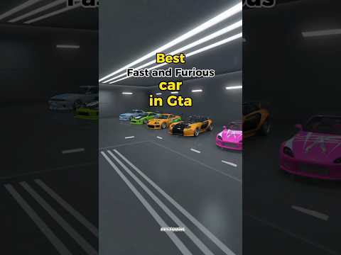 Fast Furious Cars In GTA Gta5 Gta Grandtheftauto Edit