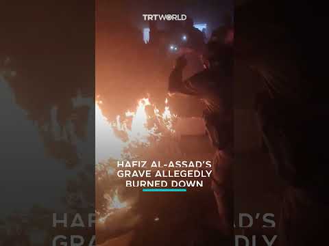 Grave Of Hafez Al Assad Father Of Bashar Al Assad Allegedly Set On Fire