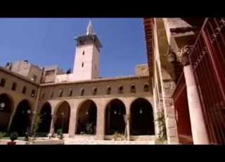  الأذان بصوت صباح فخري الخلفية جامع الحنابلة المظفري بدمشق الشام