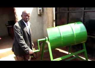  Manual Drum Mixer Used For Mixing Char And Binder
