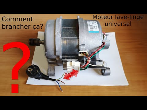 Comment Brancher Un Moteur Universel De Lave Linge 7 Fils Direct Sur Phase Et Neutre Du Secteur 230V