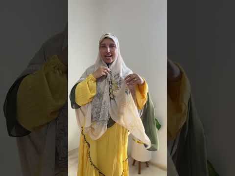 لفة خمار للمبتدئين