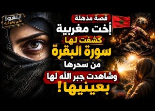 34 قصة اخت مغربية ترويها بنفسها كشفت لها سورة البقرة من سحرها وشاهدت إنتقام الله لها بعينيها