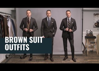 5 Ways To Wear A Brown Suit How To Dress Well For Men Brown Suit Combinations
