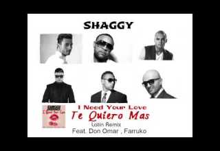 Shaggy Ft Don Omar Farruko Faydee Mohombi Costi TE QUIERO MAS Latin Remix Produced By COSTI